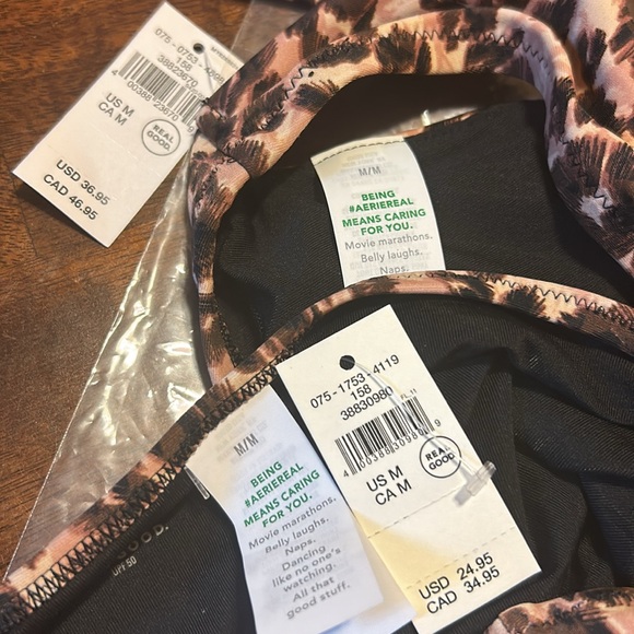 Aerie Longline Plunge Leopard Ring
Bikini Top & Swim Choose Bikini Size Set M - Picture 11 of 12